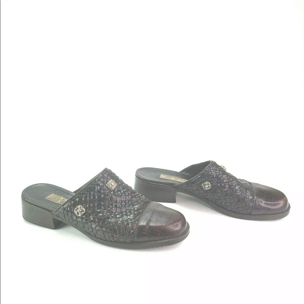 Brighton Stevie Womens Size 9.5 Leather Mules